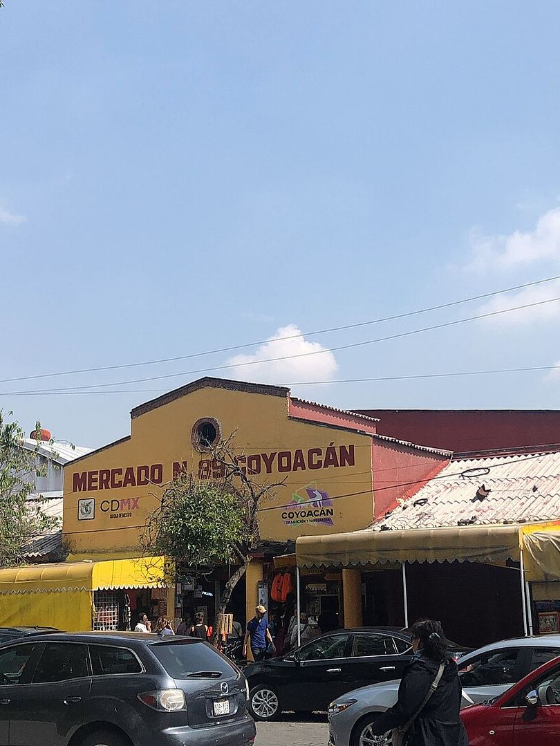 La entrada del Mercado de Coyoacán